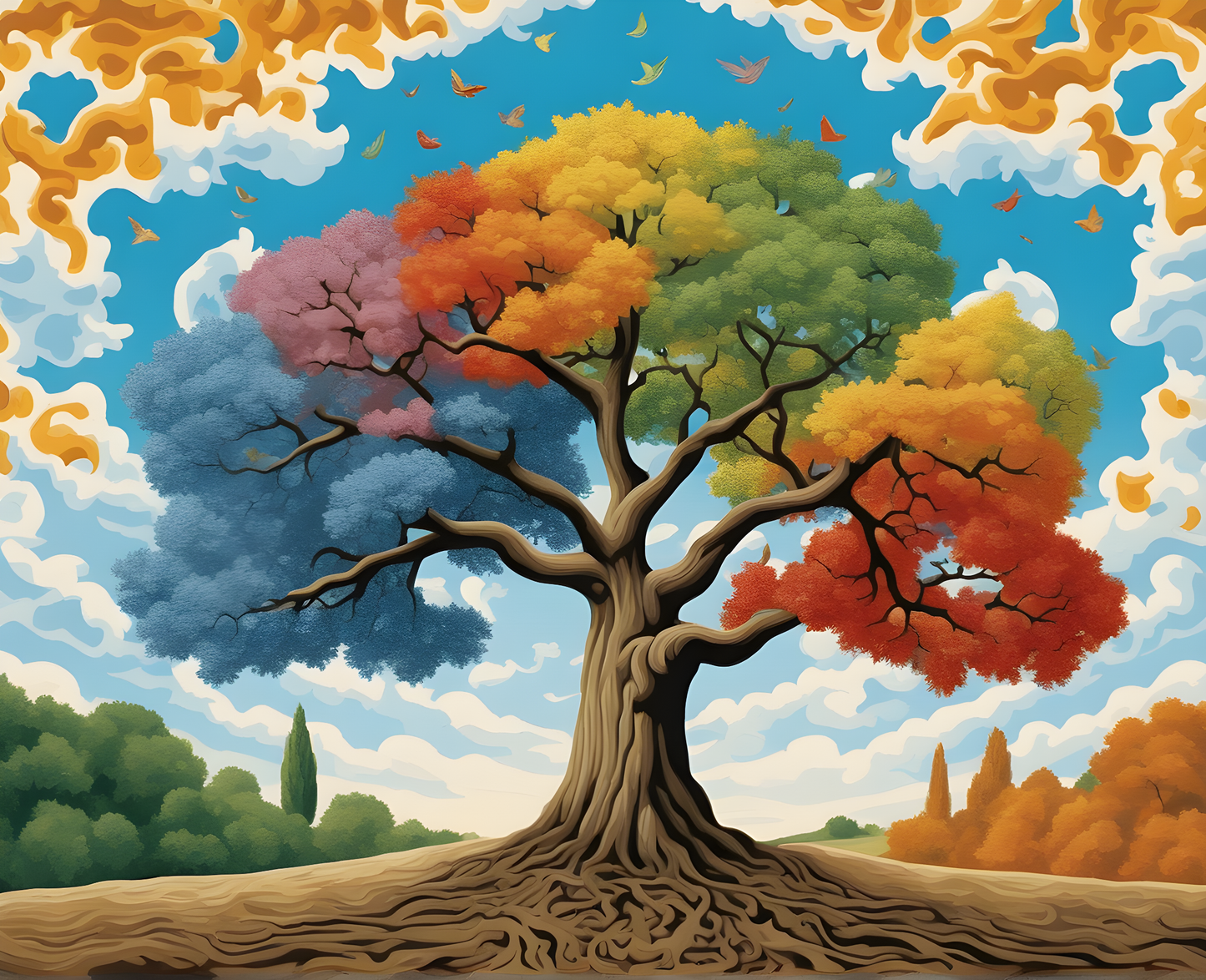 Tree of Life (2) - Van-Go Paint-By-Number Kit