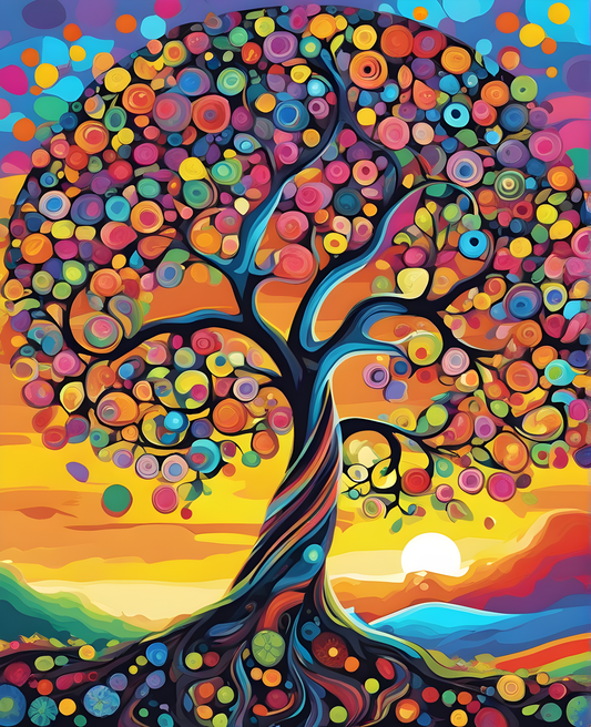 Tree of Life (5) - Van-Go Paint-By-Number Kit