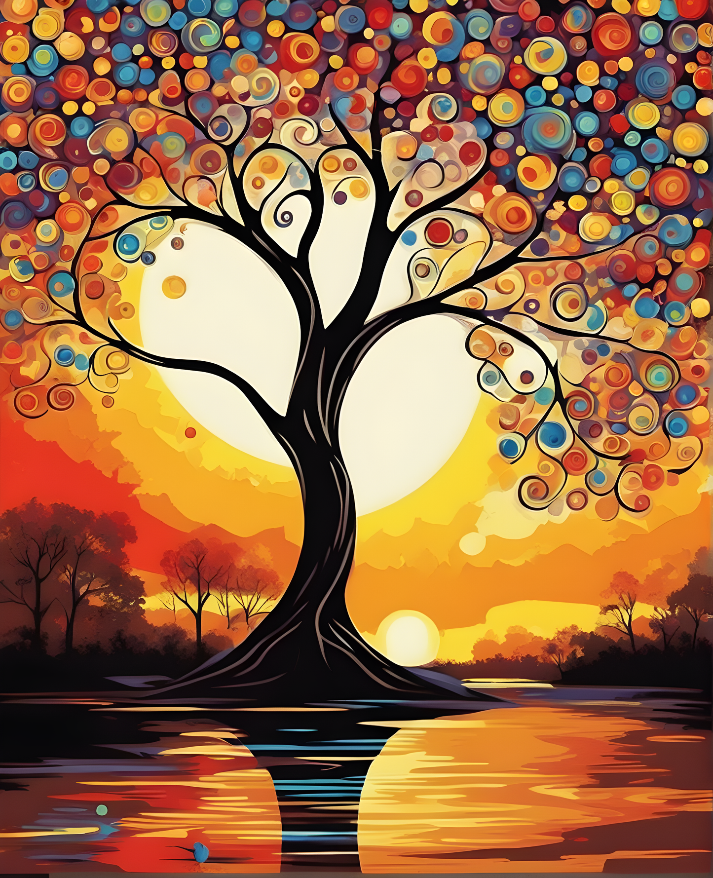Tree of Life (1) - Van-Go Paint-By-Number Kit