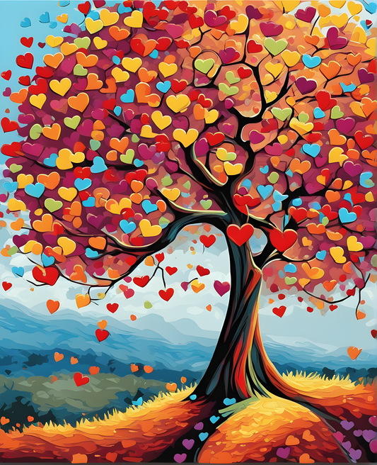 Tree of Love (1) - Van-Go Paint-By-Number Kit