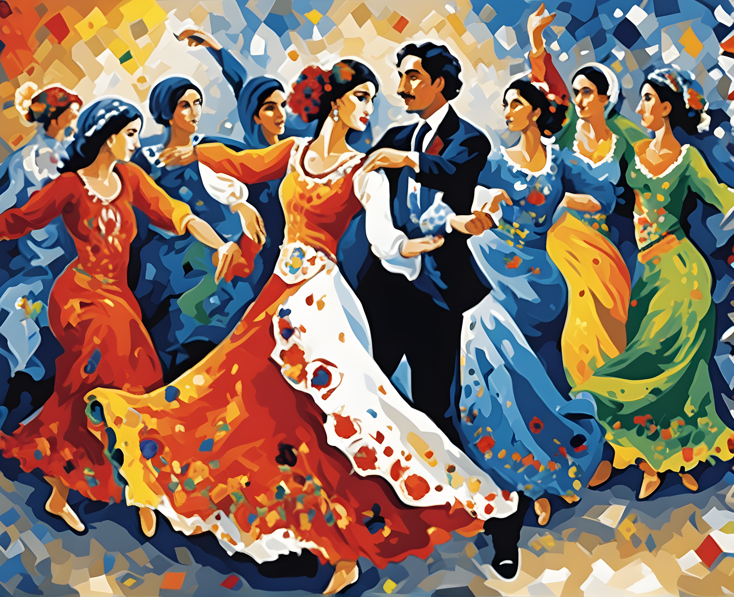 Turkish dance - Van-Go Paint-By-Number Kit