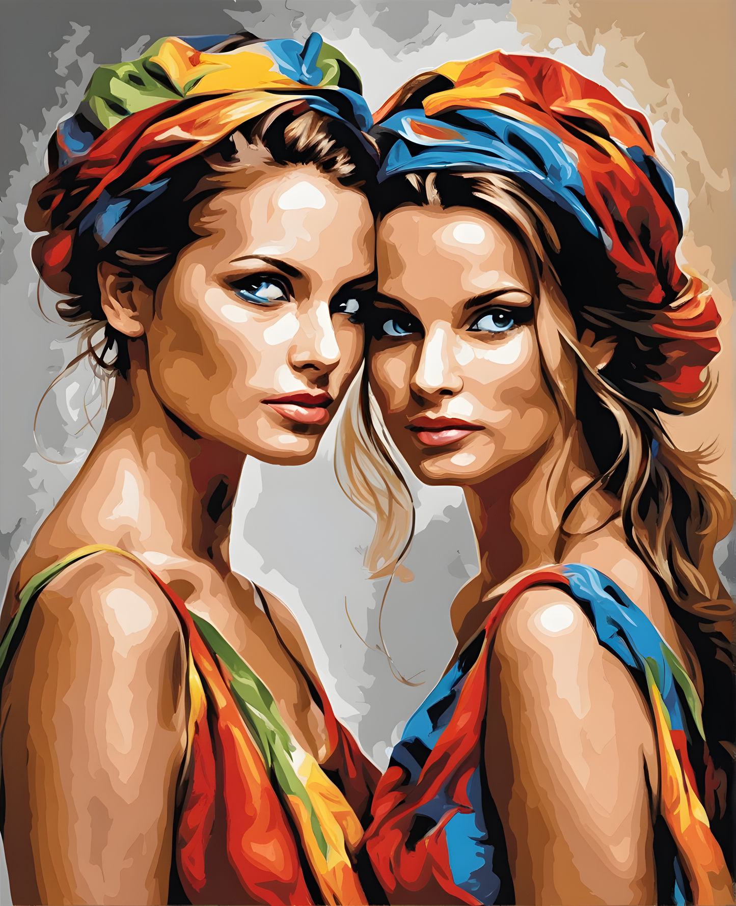 Two Beauty PD - Van-Go Paint-By-Number Kit