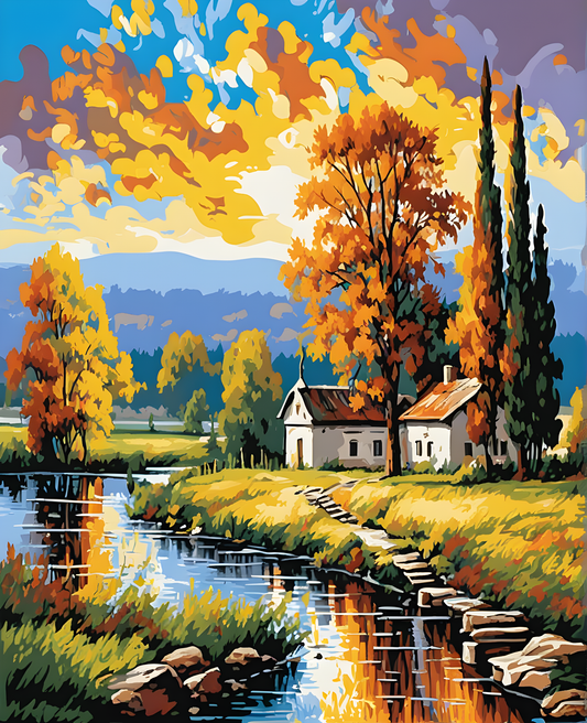 Ukrainian Landscape - Van-Go Paint-By-Number Kit