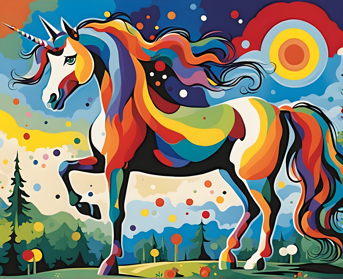 Unicorn Collection PD (12) - Van-Go Paint-By-Number Kit