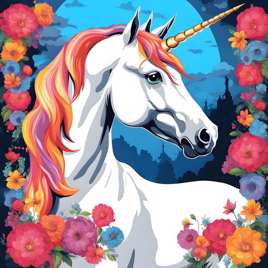 Unicorn Collection PD (13) - Van-Go Paint-By-Number Kit