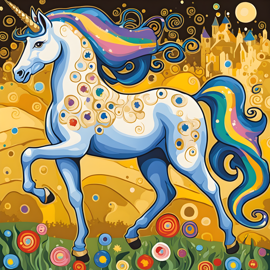Unicorn Collection PD (23) - Van-Go Paint-By-Number Kit