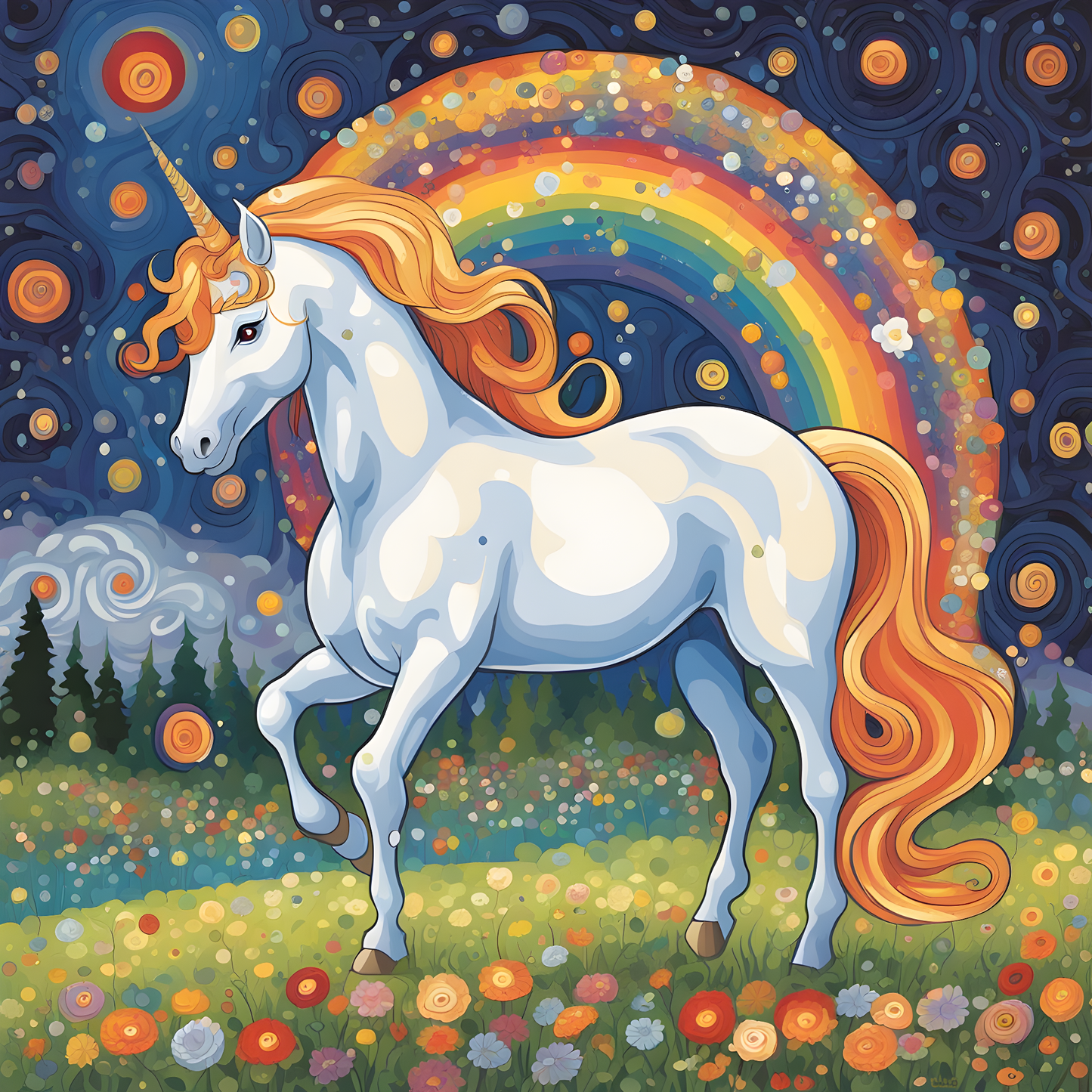 Unicorn Collection PD (20) - Van-Go Paint-By-Number Kit