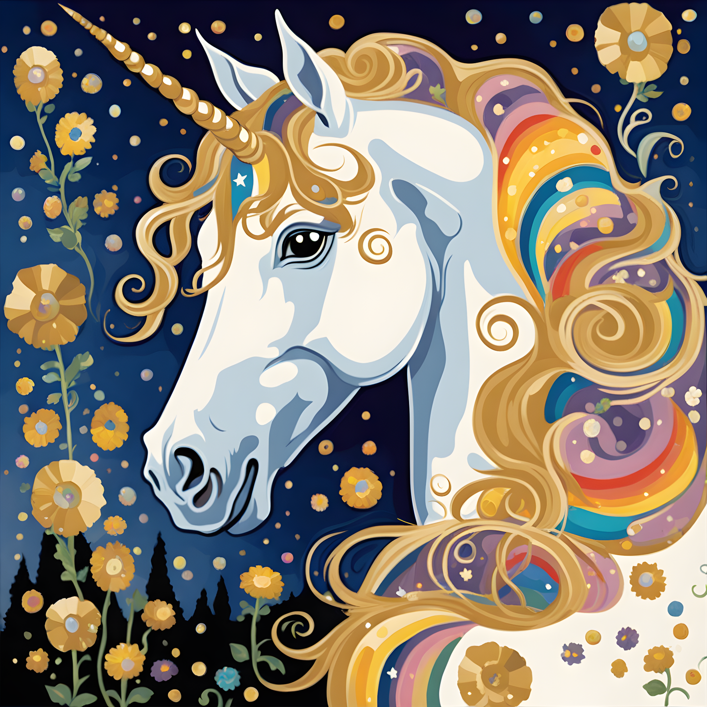 Unicorn Collection PD (19) - Van-Go Paint-By-Number Kit