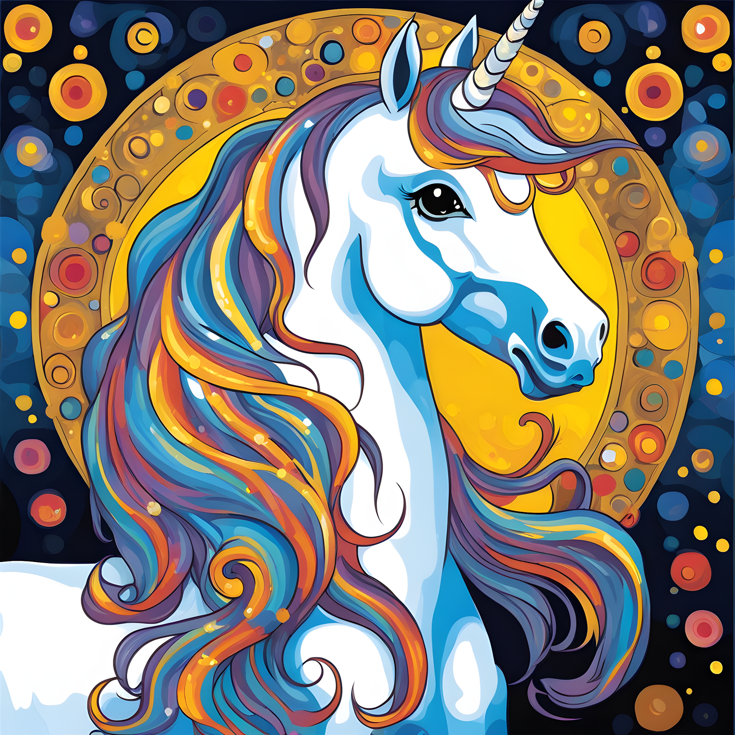 Unicorn Collection PD (18) - Van-Go Paint-By-Number Kit