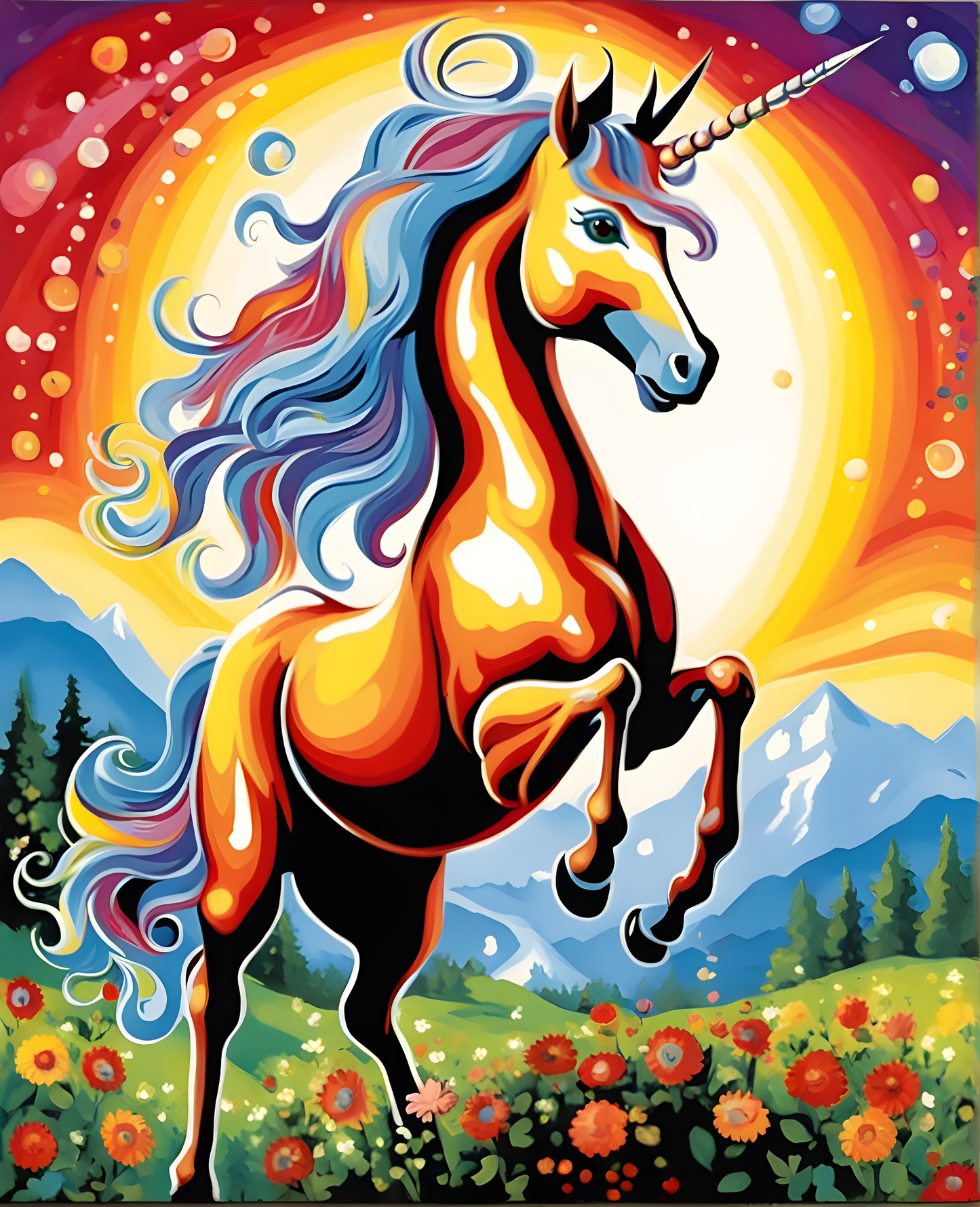 Unicorn Collection PD (8) - Van-Go Paint-By-Number Kit