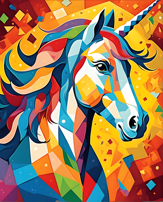 Unicorn Collection PD (26) - Van-Go Paint-By-Number Kit