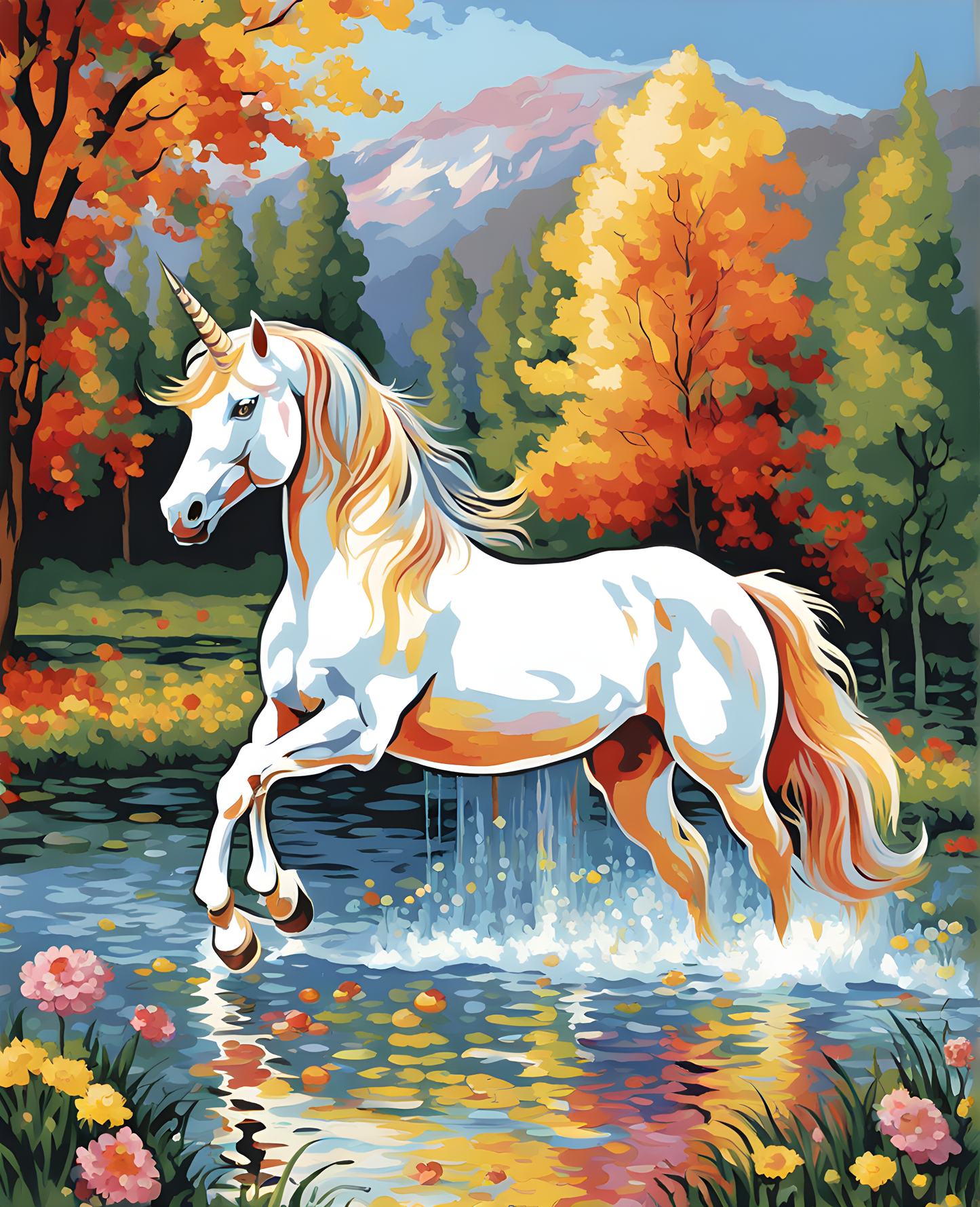 Unicorn Collection PD (27) - Van-Go Paint-By-Number Kit