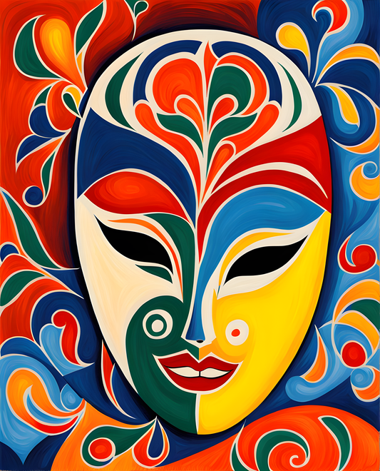 Venetian Mask (20) - Van-Go Paint-By-Number Kit