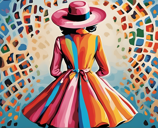 Vibrant Dress - Van-Go Paint by Numbers Kit