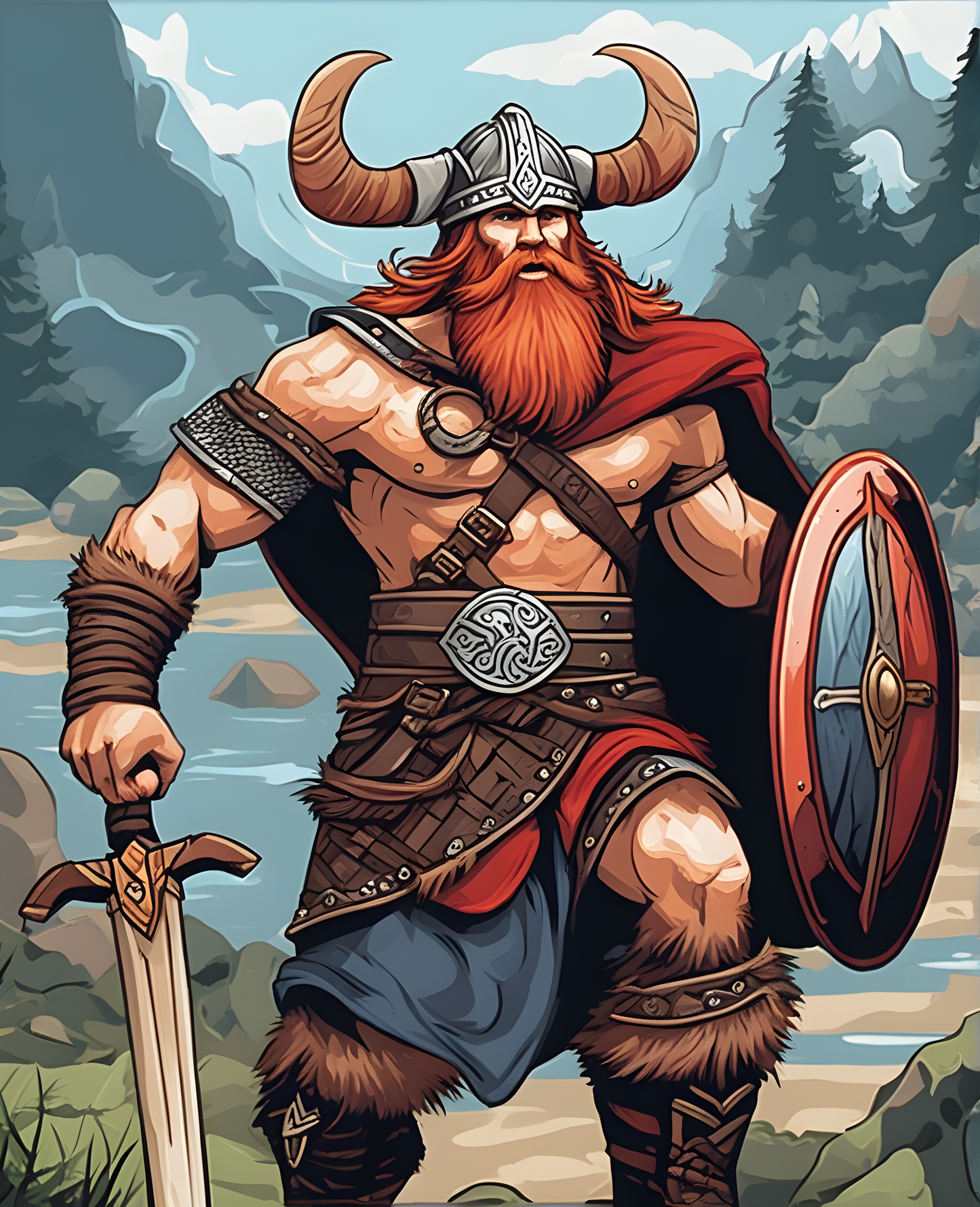 Vikings Collection PD (14) - Van-Go Paint-By-Number Kit