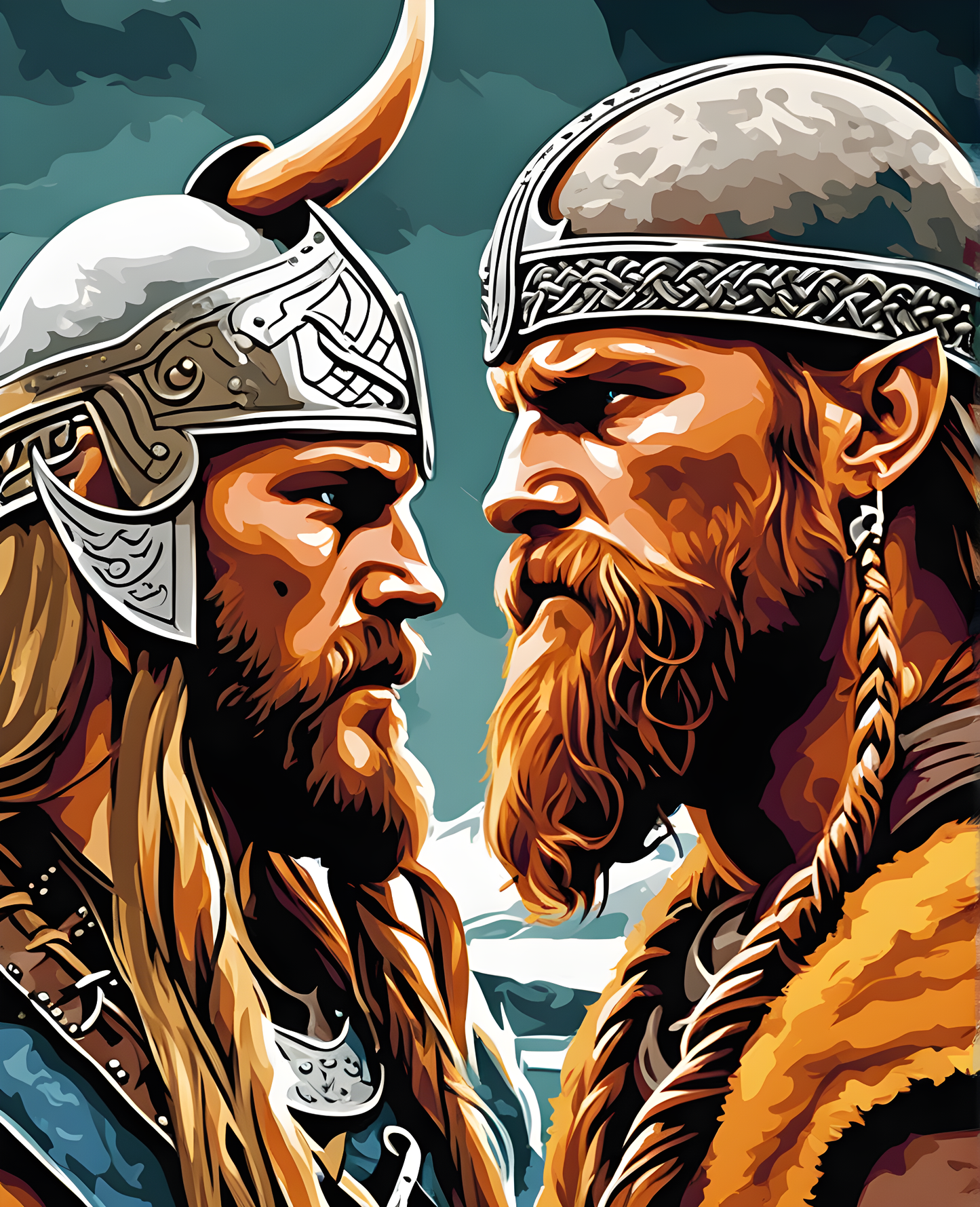 Vikings Collection PD (24) - Van-Go Paint-By-Number Kit