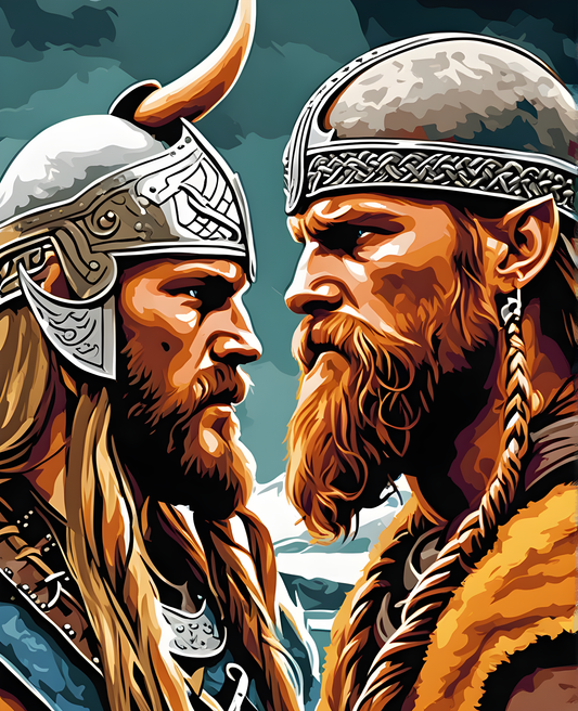 Vikings Collection PD (24) - Van-Go Paint-By-Number Kit