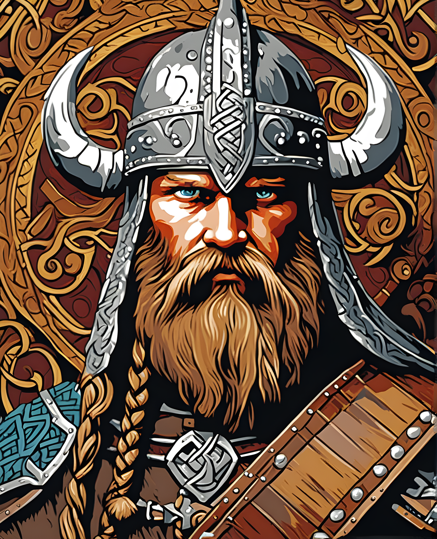 Vikings Collection PD (19) - Van-Go Paint-By-Number Kit