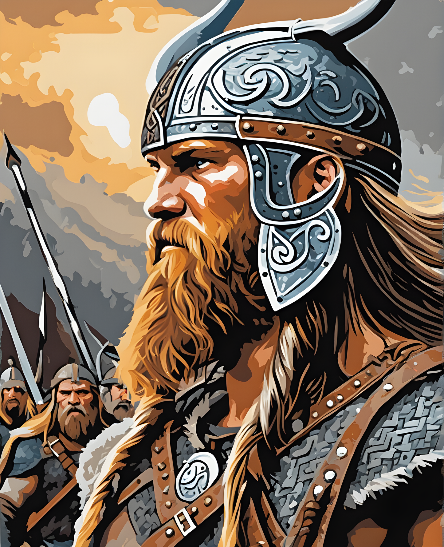 Vikings Collection PD (20) - Van-Go Paint-By-Number Kit