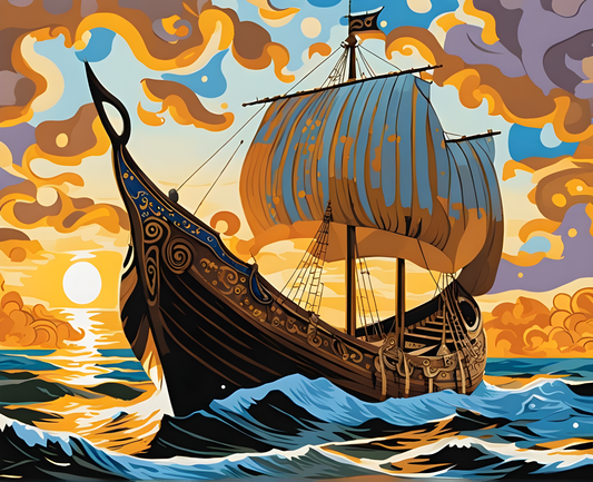 Vikings Collection PD (10) - Van-Go Paint-By-Number Kit