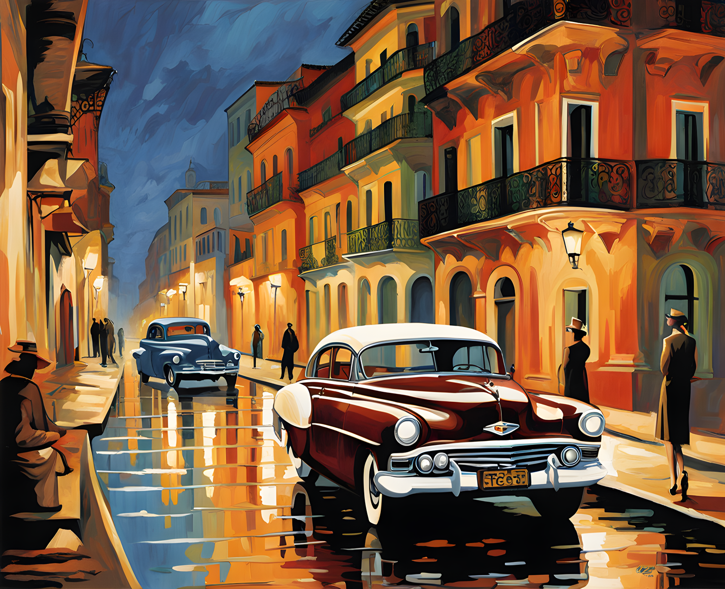 Cuba Collection (5) - Vintage Havana - Van-Go Paint-By-Number Kit