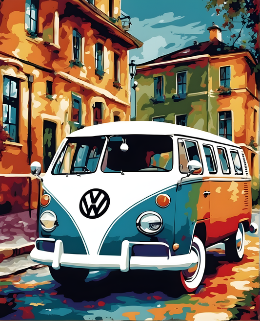 Vintage Van PD (1) - Van-Go Paint-By-Number Kit