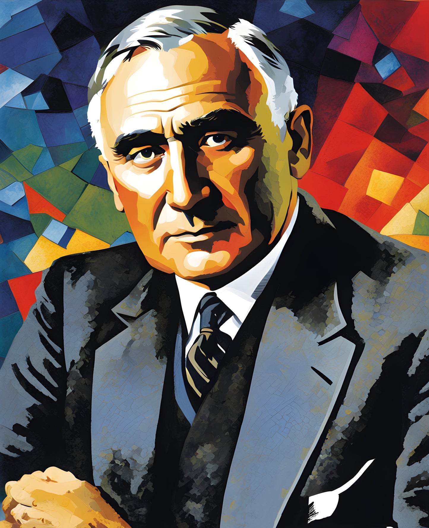 USA Presidential Portraits PD (39) - Warren G. Harding - Van-Go Paint-By-Number Kit