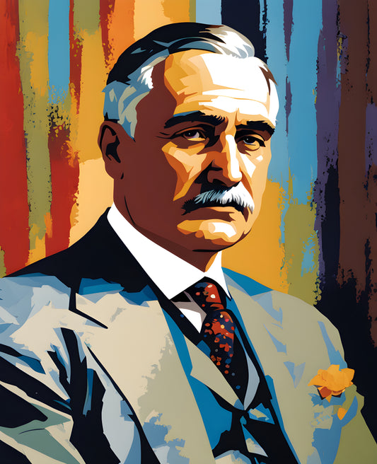 USA Presidential Portraits PD (41) - Warren G. Harding - Van-Go Paint-By-Number Kit