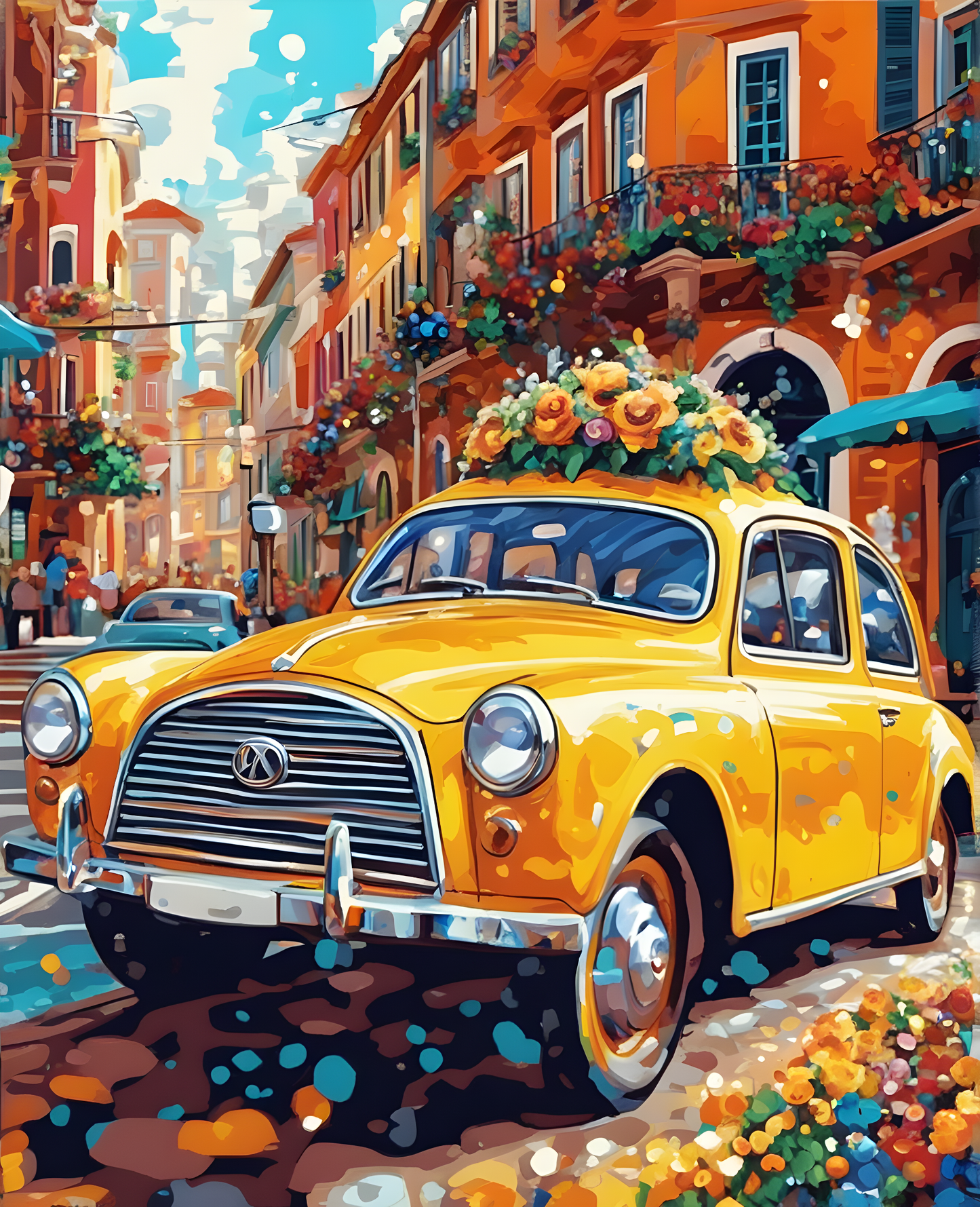 Wedding Car PD - Van-Go Paint-By-Number Kit