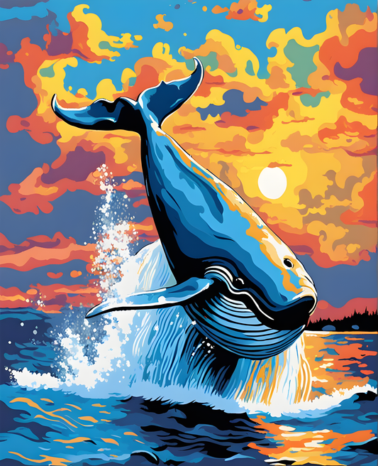 Whale Collection PD (2) - Van-Go Paint-By-Number Kit