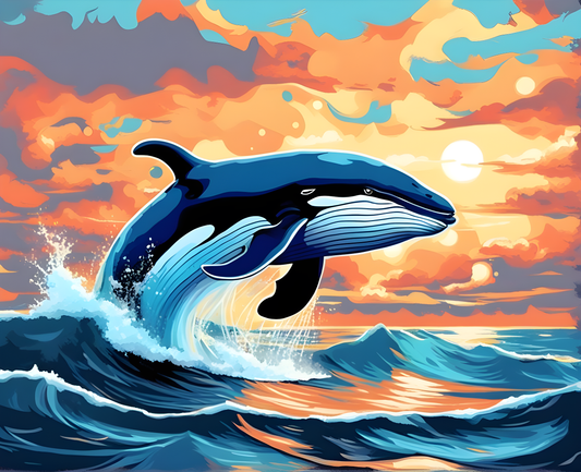 Whale Collection (1) - Van-Go Paint-By-Number Kit