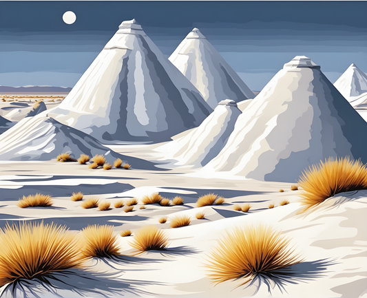 Amazing Places OD (339) - White Desert, Egypt - Van-Go Paint-By-Number Kit