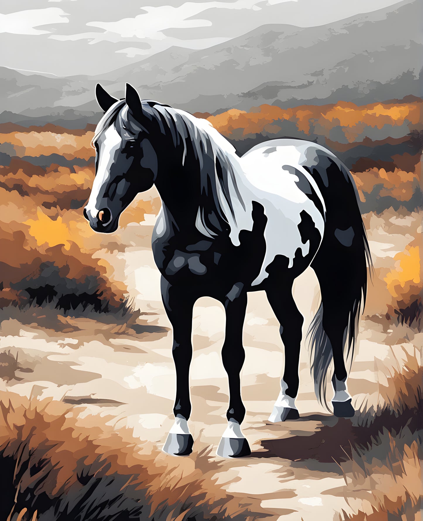 Wild Horse - Van-Go Paint-By-Number Kit