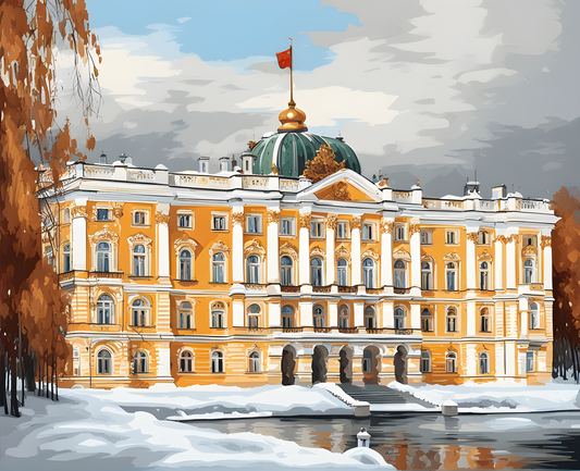 Castles OD - Winter Palace, Russia (73) - Van-Go Paint-By-Number Kit
