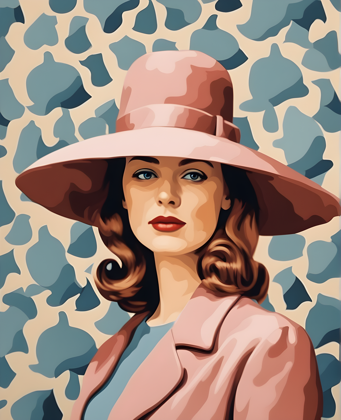 Woman with a Hat (3) - Van-Go Paint-By-Number Kit