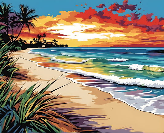 Amazing Places OD (349) - Zanzibar, Tanzania - Van-Go Paint-By-Number Kit