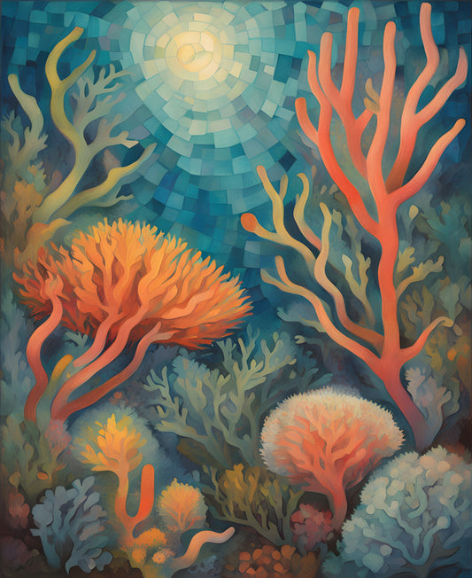 Coral Reef Symphony (1) - Van-Go Paint-By-Number Kit