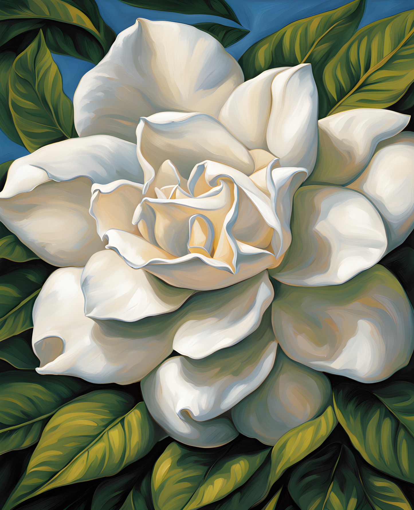 Exotic Flowers Collection (9) - Gardenia Grace - Van-Go Paint-By-Number Kit