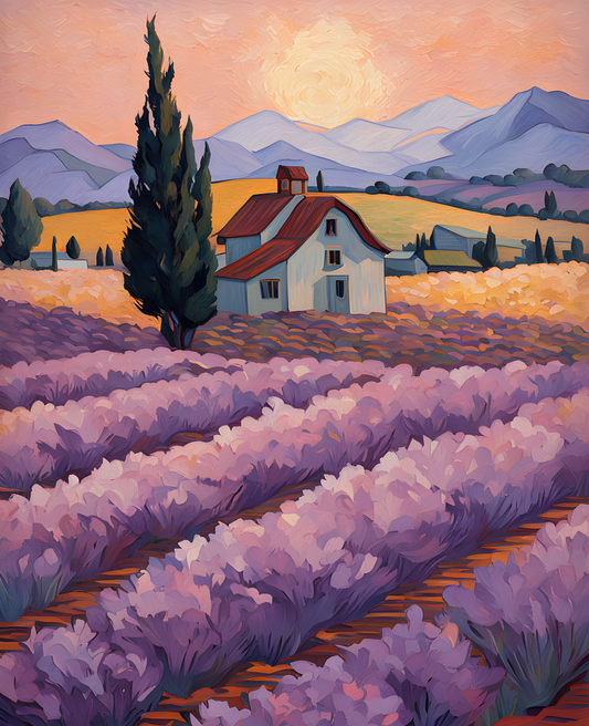 Lavender Dreams (1) - Van-Go Paint-By-Number Kit