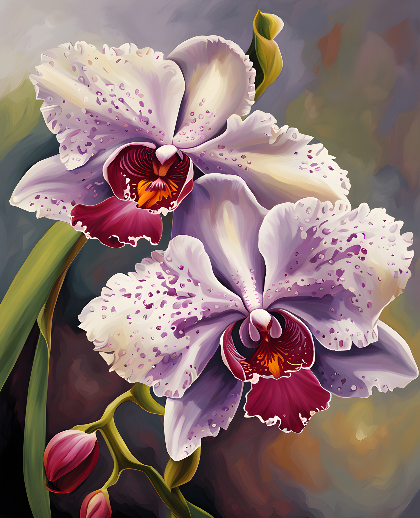 Exotic Flowers Collection (50) - Orchid Opulence - Van-Go Paint-By-Number Kit