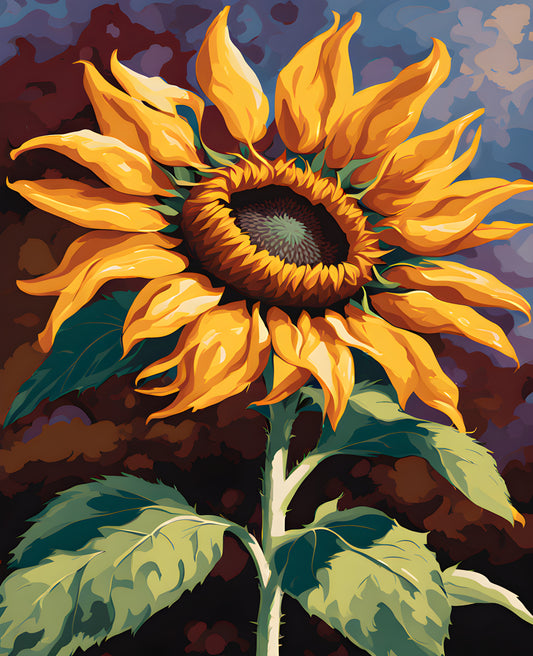 Exotic Flowers Collection (92) - Sunflower Splendor - Van-Go Paint-By-Number Kit