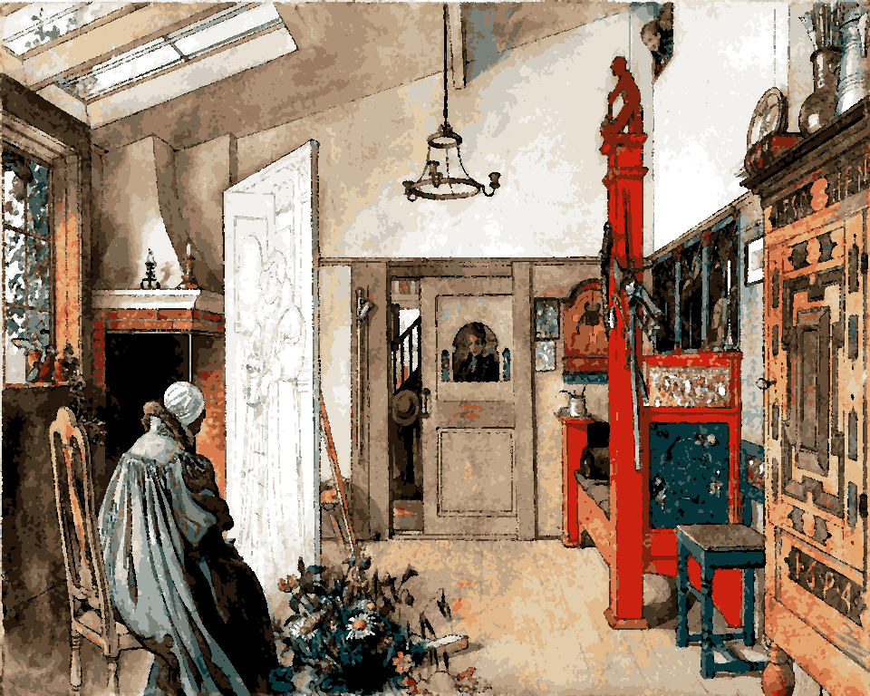The Studio by Carl Larsson (102) - Van-Go Paint-By-Number Kit