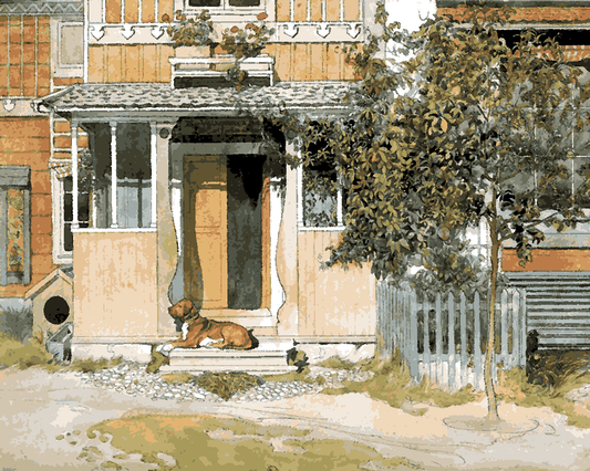 The Veranda by Carl Larsson (107) - Van-Go Paint-By-Number Kit