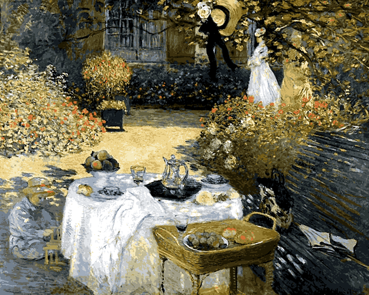 Claude Monet PD (109) - Monet Luncheon - Van-Go Paint-By-Number Kit