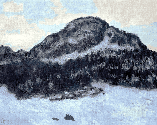 Claude Monet PD (112) - Mount Kolsaas Evening Effect - Van-Go Paint-By-Number Kit