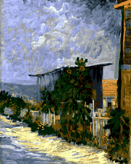 Vincent Van Gogh PD (117) - Shelter on Montmartre - Van-Go Paint-By-Number Kit