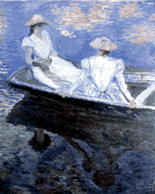 Claude Monet PD (118) - On the Boat - Van-Go Paint-By-Number Kit
