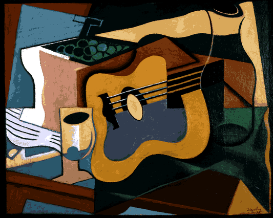 Juan Gris Collection PD (11) - Still Life with Guitar - Van-Go Paint-By-Number Kit