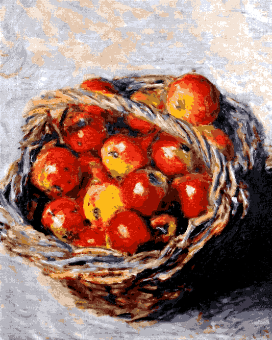 Claude Monet PD (11) - Basket of Apples - Van-Go Paint-By-Number Kit