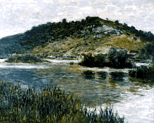 Claude Monet PD (125) - Landscape at Port-Villez - Van-Go Paint-By-Number Kit